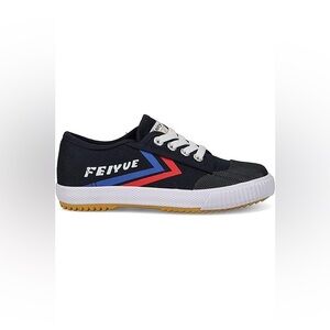 Feiyue Kids Sneakers - Navy with Red and Blue Stripes‼️ NIB‼️ Size 6